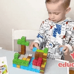 Bloques Magnéticos Bosque 28 Piezas - Juguete Educativo Naturaleza