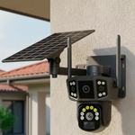 ☀️ Seguridad 360° Sin Cables: Cámara Solar Inteligente Mcasa PTZ360