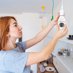 Cámara De Seguridad Ip Wifi 360 Grados 1080p Seguimiento Inteligente