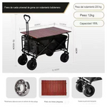 Carrito Black Mango Plegable Ajustable - Transporte Versátil