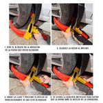 Cerradura Tenaza para Rueda Antirrobo - Seguridad Vehículos