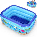 Piscina inflable rectangular para niños