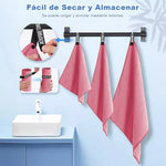 Toalla Microfibra 3 piezas. Deporte. Baño