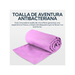Toalla Microfibra Suede Morada - Secado Rápido Viajes