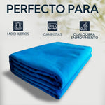 Toalla Microfibra XL Suede Azul