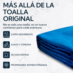 Toalla Microfibra XL Suede Azul