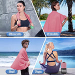 Toalla Microfibra 3 piezas. Deporte. Baño